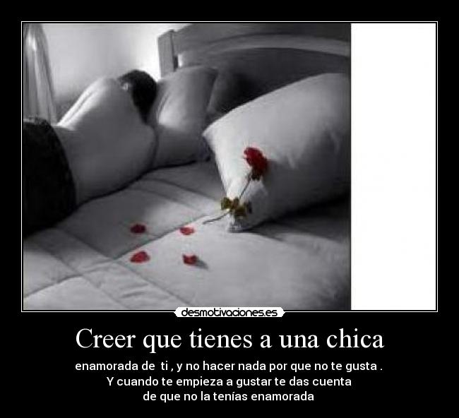 Creer que tienes a una chica - 