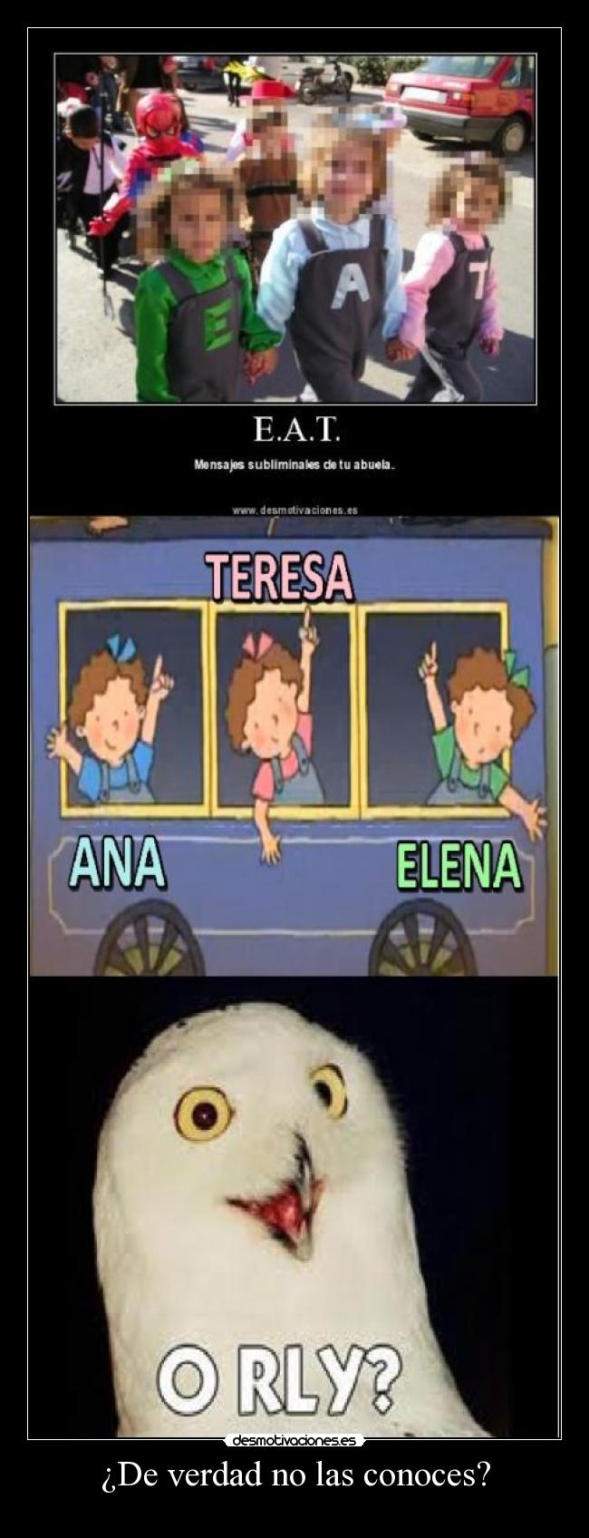 ¿De verdad no las conoces? - 