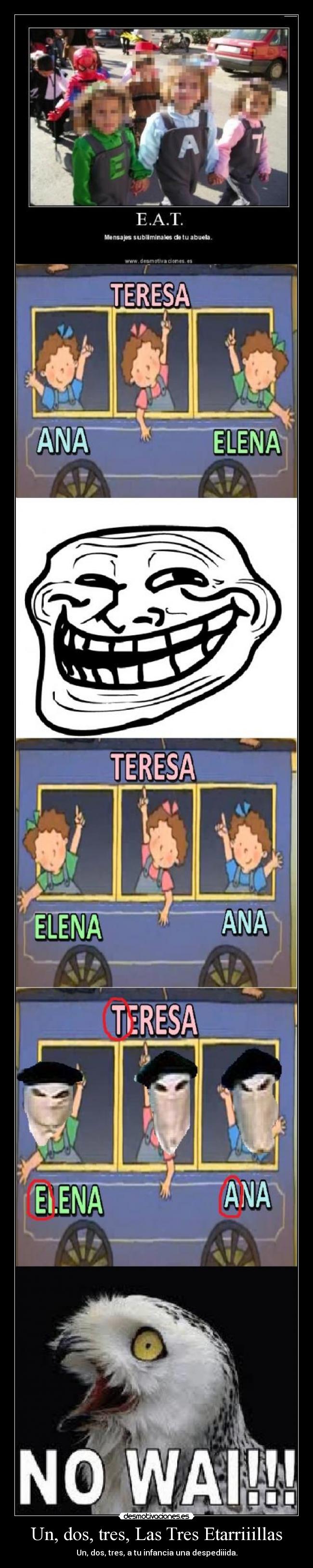 Un, dos, tres, Las Tres Etarriiillas - 