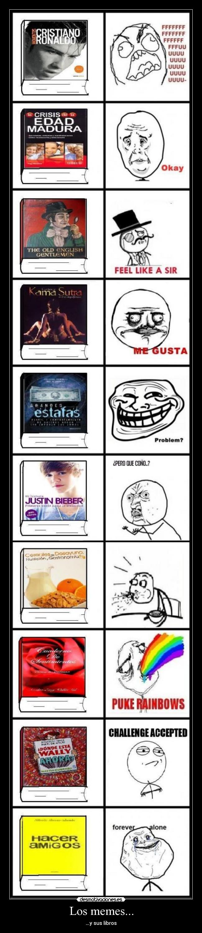 Los memes... - ...y sus libros