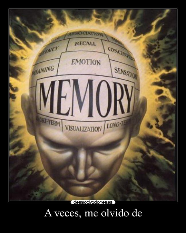 A veces, me olvido de - 