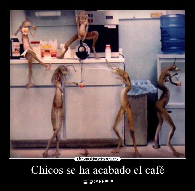 Chicos se ha acabado el café - 