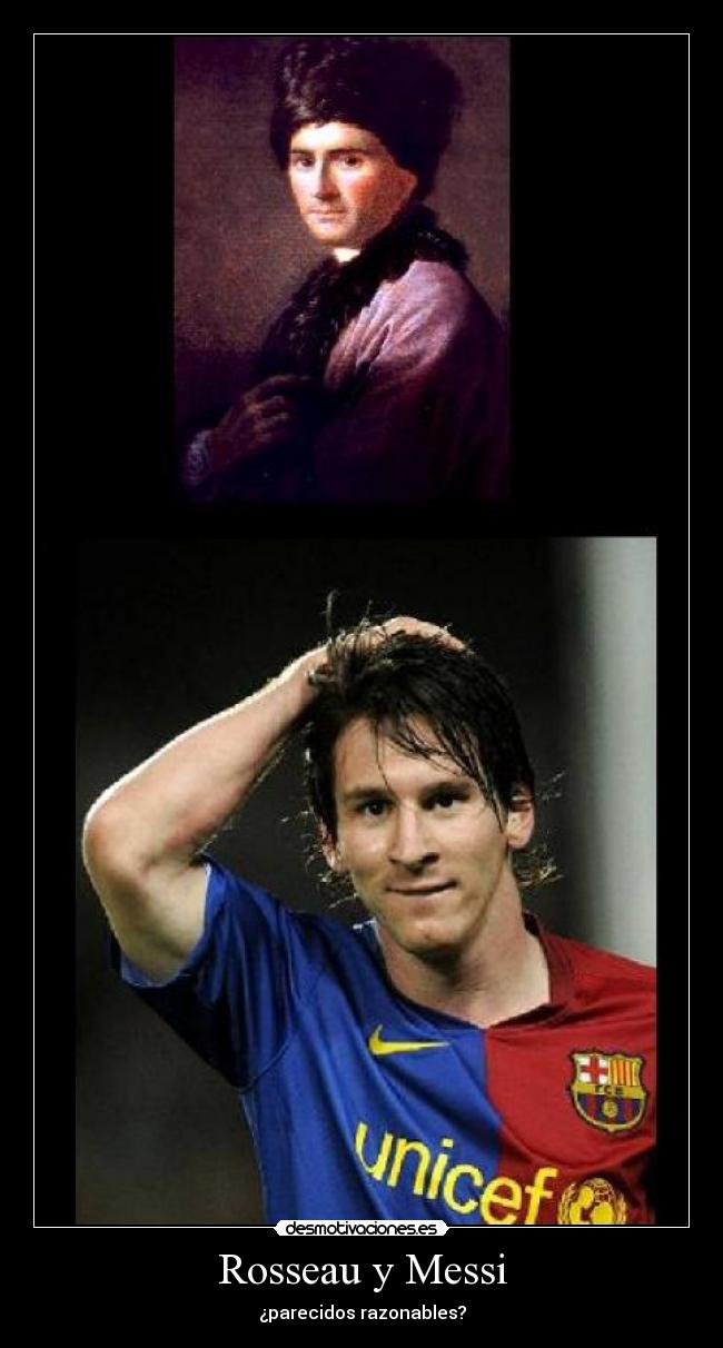 Rosseau y Messi - 