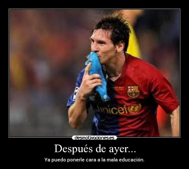 Después de ayer... -