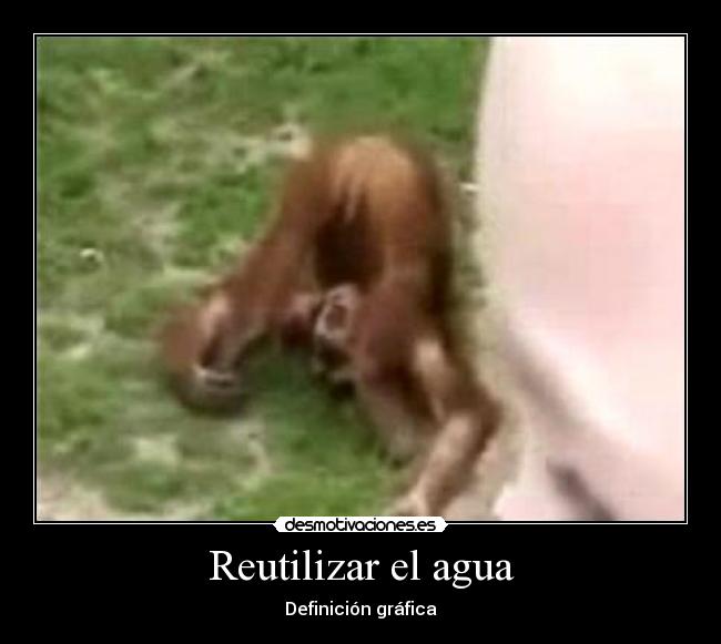 Reutilizar el agua - Definición gráfica