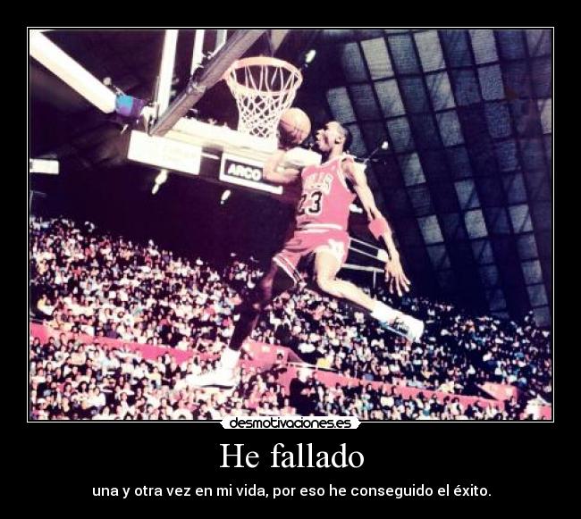 He fallado -