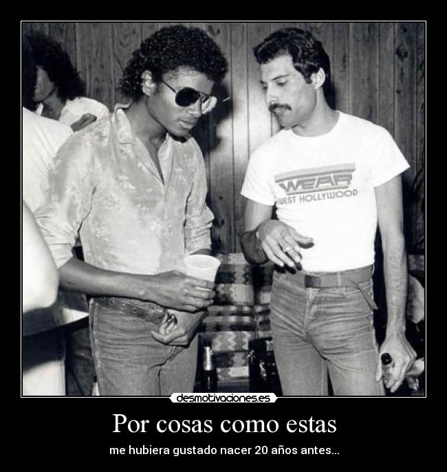 Por cosas como estas -