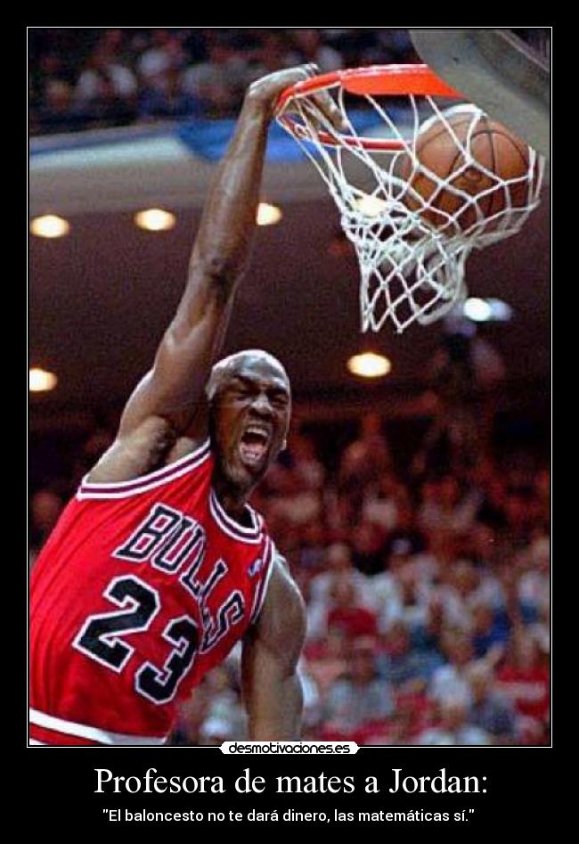 carteles michael jordan mates baloncesto desmotivaciones