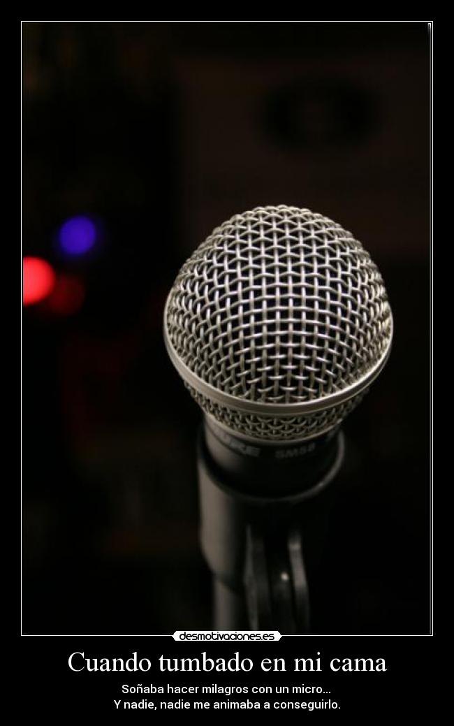 Cuando tumbado en mi cama - 