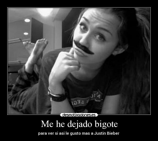 carteles bigote justin miley gay desmotivaciones