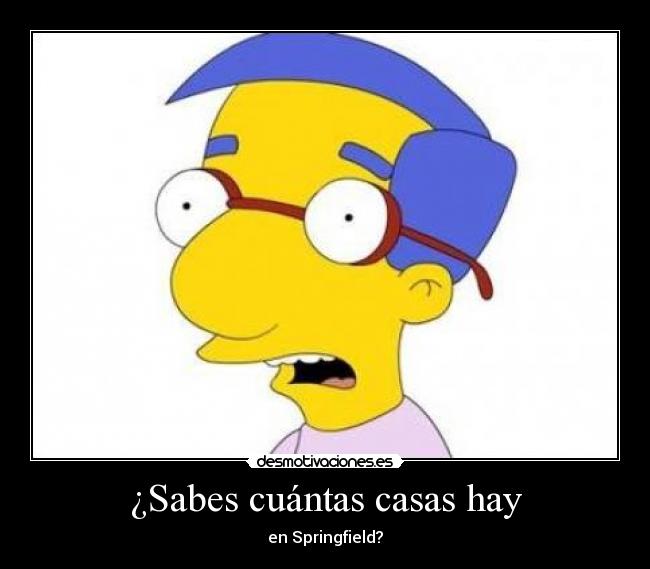 ¿Sabes cuántas casas hay -