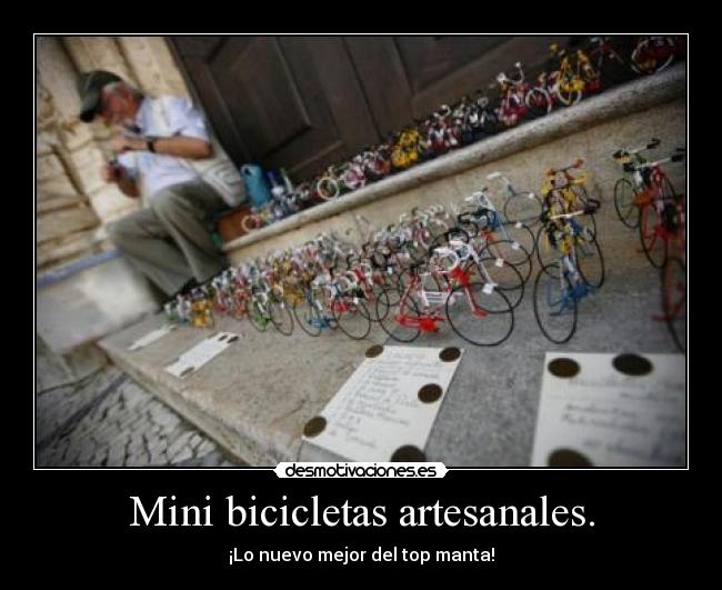 Mini bicicletas artesanales. - 