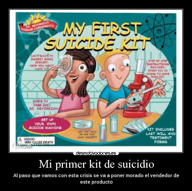 Mi primer kit de suicidio -