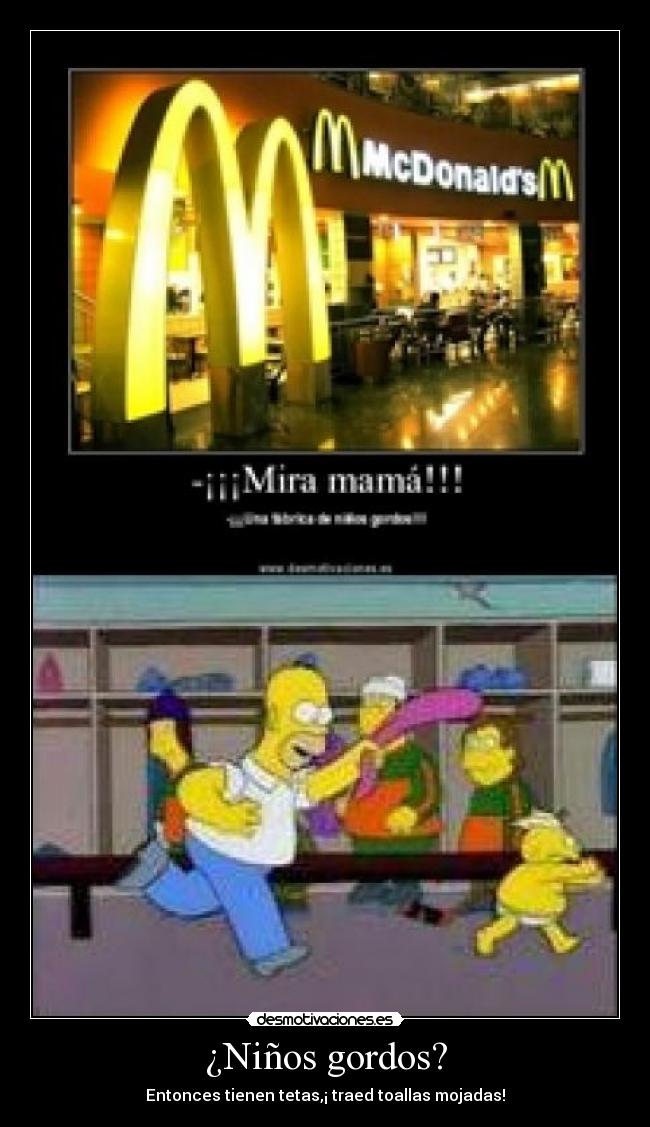 ¿Niños gordos? -