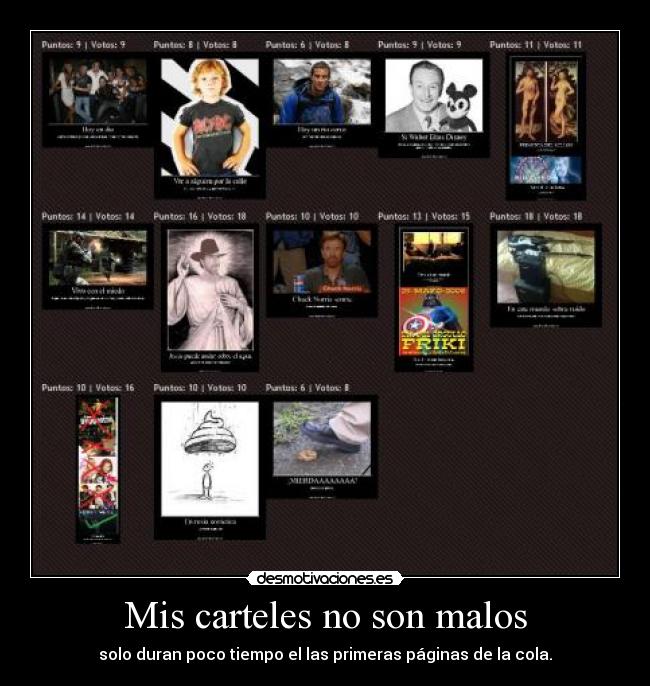 Mis carteles no son malos -