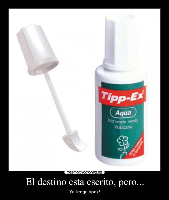 El destino esta escrito, pero... -