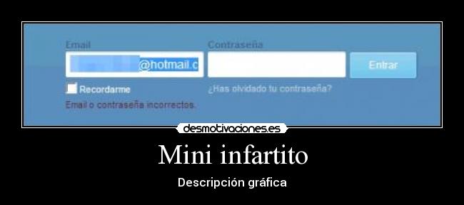 Mini infartito - Descripción gráfica