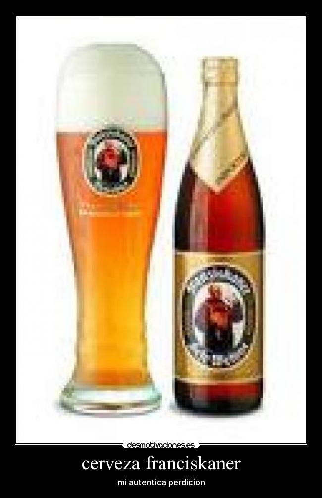 cerveza franciskaner - mi autentica perdicion