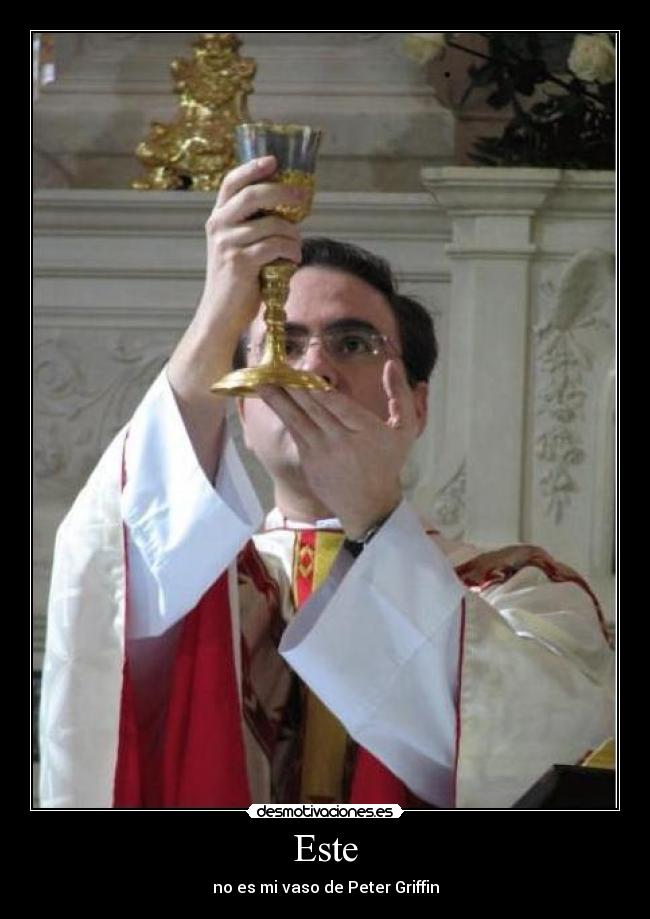 Este - no es mi vaso de Peter Griffin