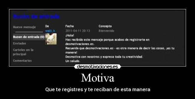 Motiva - Que te registres y te reciban de esta manera