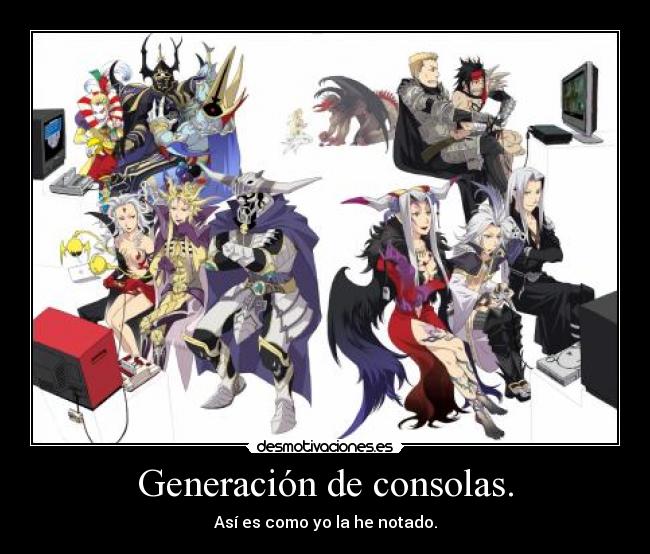 carteles final fantasy desmotivaciones