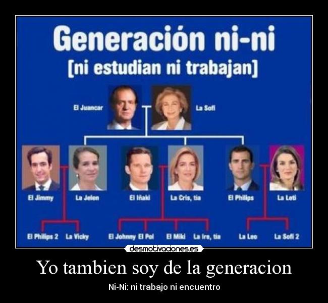 Yo tambien soy de la generacion -