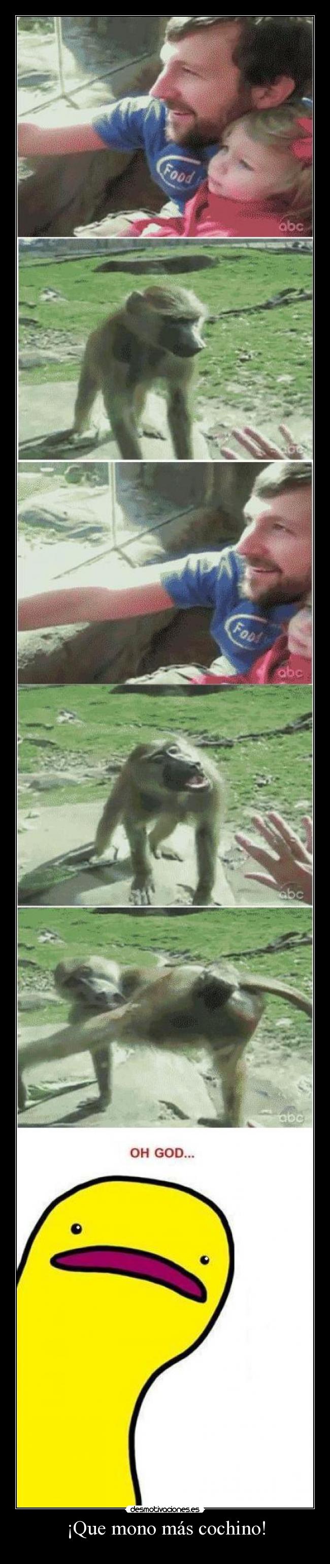 ¡Que mono más cochino! - 