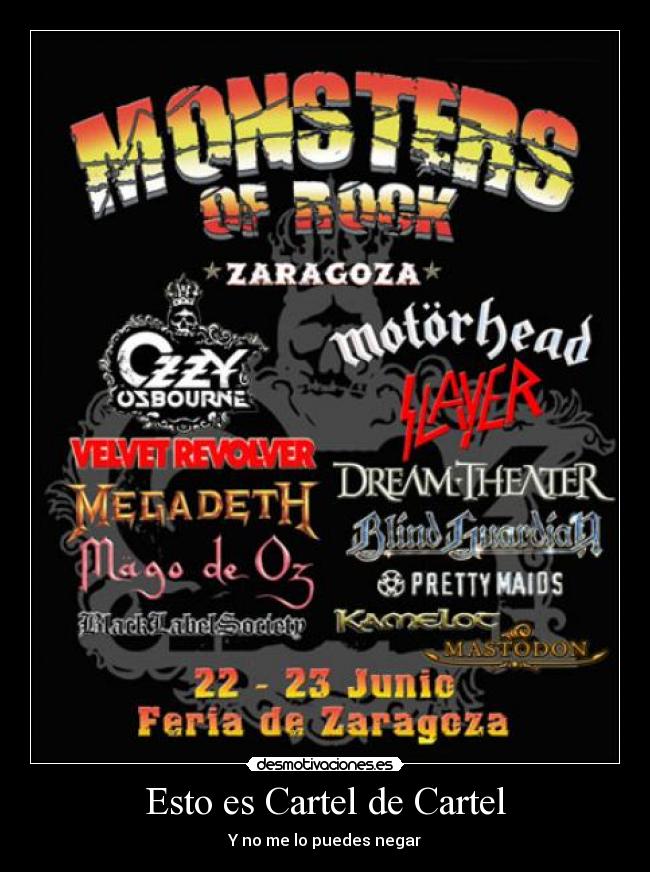 Esto es Cartel de Cartel - Y no me lo puedes negar