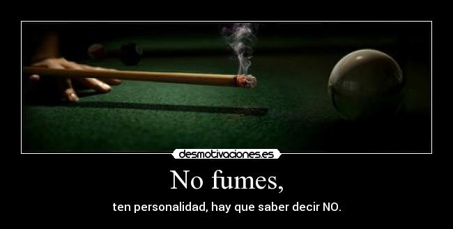 No fumes, -
