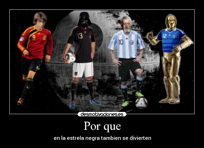 Por que - en la estrela negra tambien se divierten