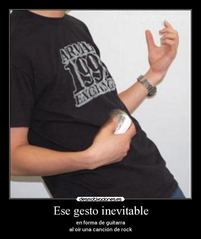 Ese gesto inevitable - 