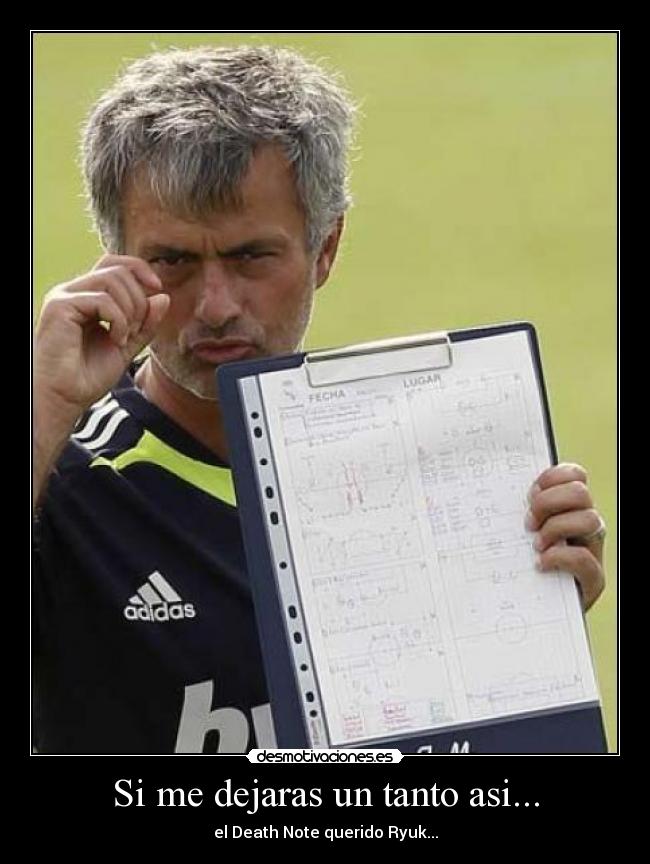 Si me dejaras un tanto asi... - el Death Note querido Ryuk...