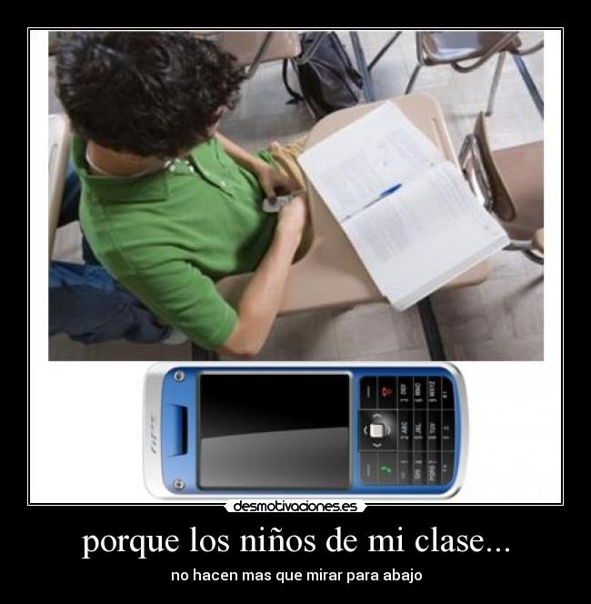 porque los niños de mi clase... -