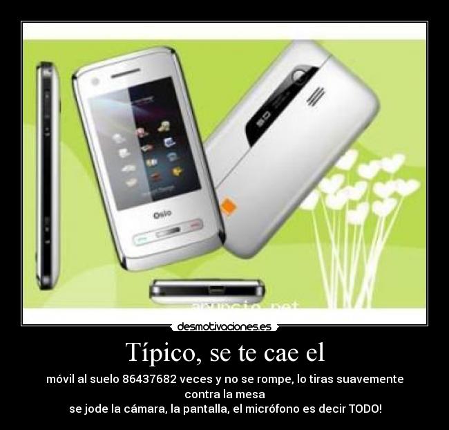 Típico, se te cae el -