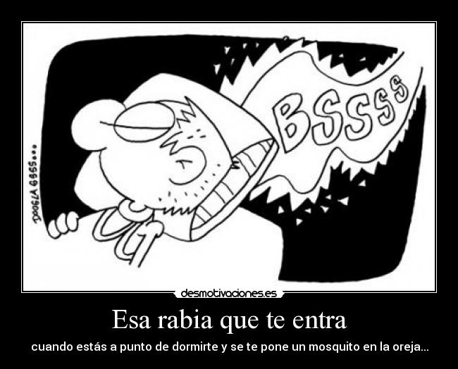 carteles mosquito oreja desmotivaciones