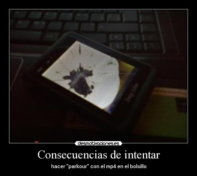 carteles mo4 parkour desmotivaciones