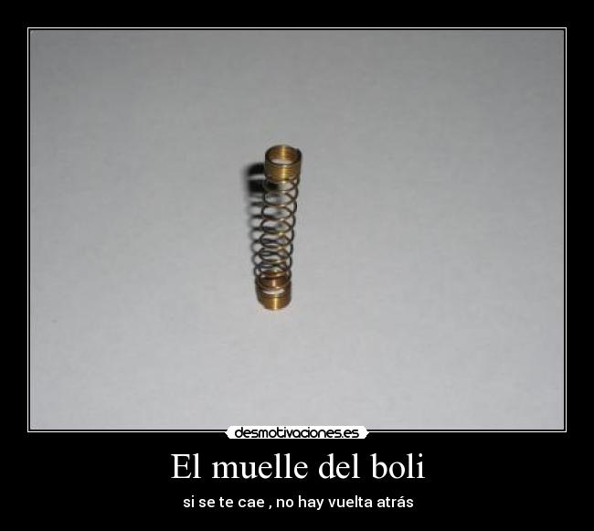 El muelle del boli - si se te cae , no hay vuelta atrás