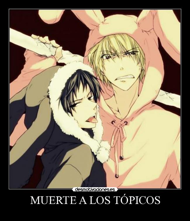 carteles muerte topicos picaos durarara yaoi desmotivaciones