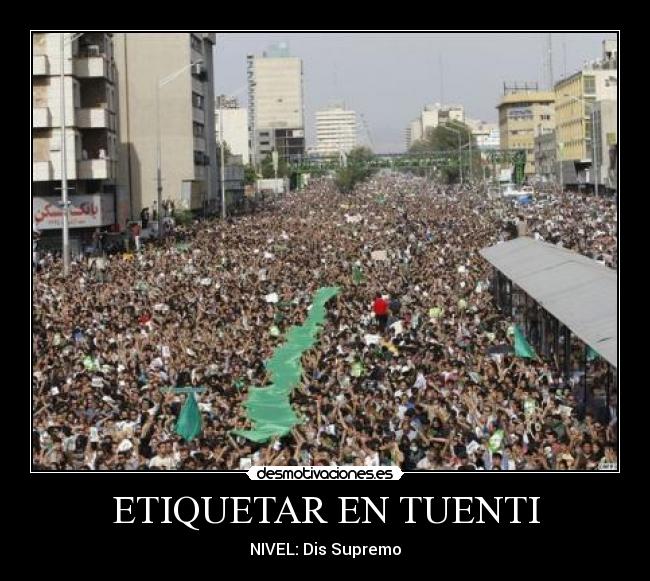 ETIQUETAR EN TUENTI -