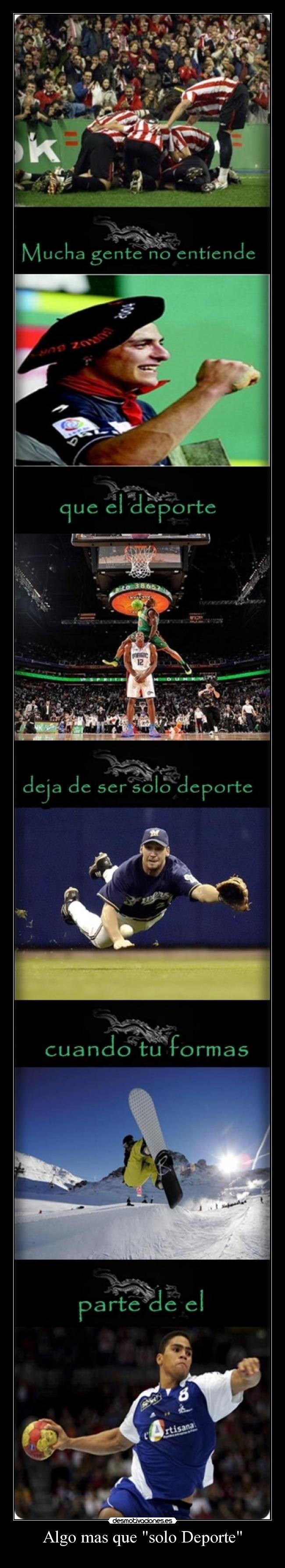 Algo mas que solo Deporte -