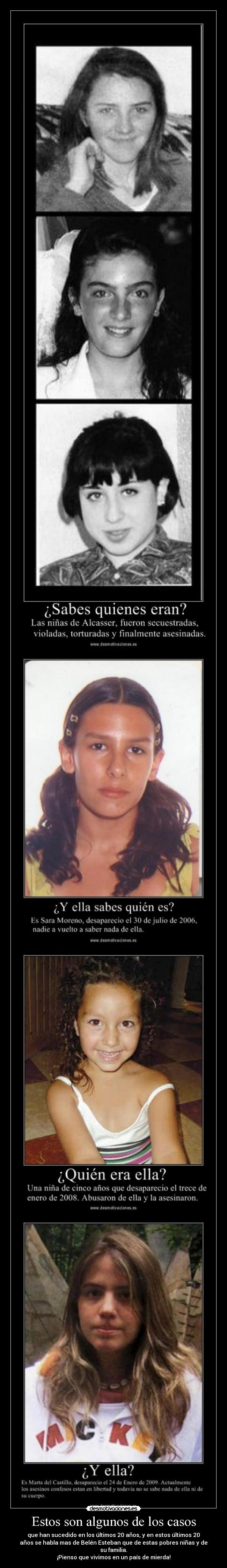 Estos son algunos de los casos -