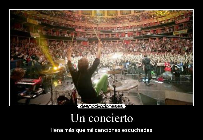 Un concierto -