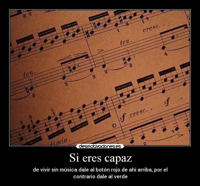 Si eres capaz - 