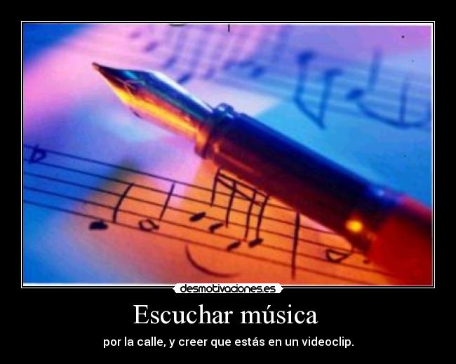 Escuchar música  - 