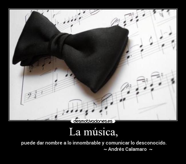 La música, - 