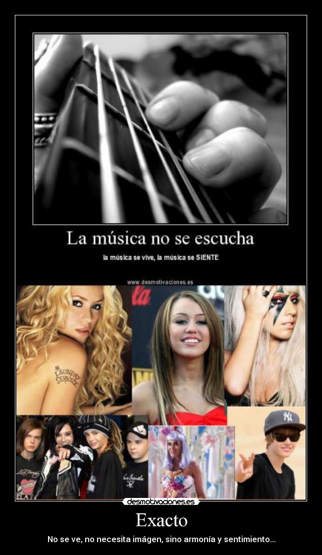 carteles musica desmotivaciones