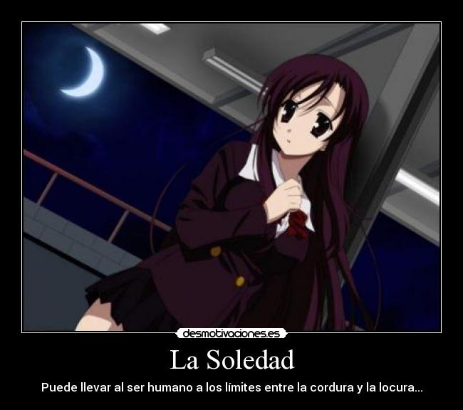 carteles soledad school days anime soledad kotonoha katsura desmotivaciones