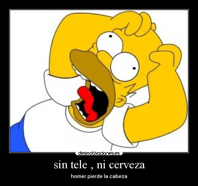 sin tele , ni cerveza - 