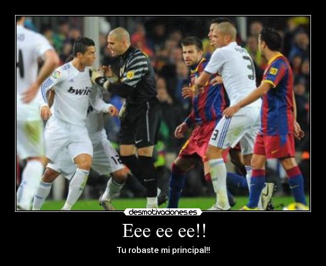 Eee ee ee!! - Tu robaste mi principal!!