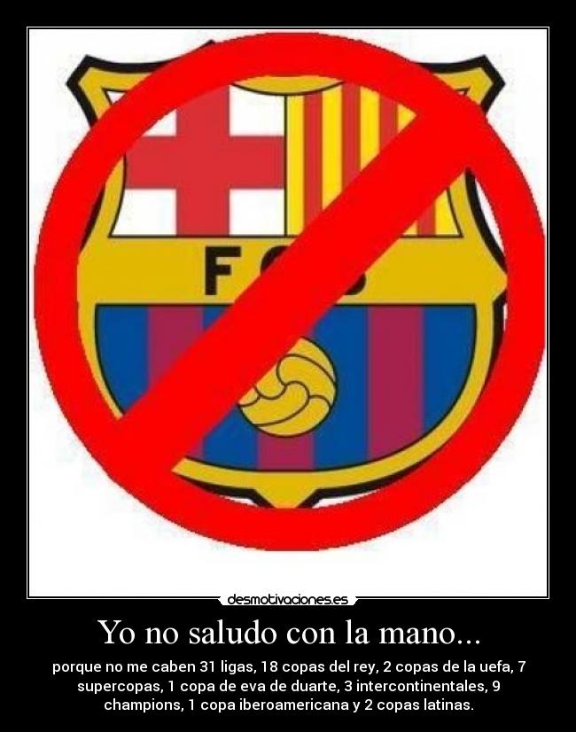 Yo no saludo con la mano... - 